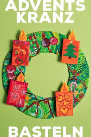 Adventskranz Fur Kinder Selber Machen Basteln Im Advent Basteln Weihnachten Adventskranz Basteln