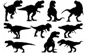 ティラノサウルス恐竜シルエット dinosaur silhouette silhouette clip art dinosaur clip art