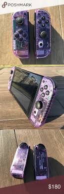 Custom Nintendo Switch Atomic Purple Joy Cons Nintendo Switch Accessories Nintendo Switch Nintendo Switch Case