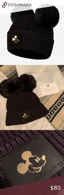 Disney X Love Your Melon Mickey Double Pom Beanie In 2020 Pom Beanie Love Your Melon Fur Pom Pom
