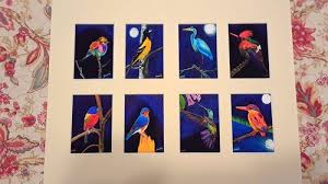 You will love this sturdy stock that is perfectly smooth. Aceo Cards Nightbird Series By Stushie Stushie Art