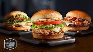 Garlic White Cheddar With Buttermilk Crispy Chicken Pico Guacamole With Artisan Grilled Chicken And Sweet Bb Buttermilk Crispy Chicken Bbq Bacon Bacon Burger