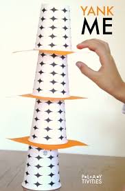 Yank Me Game Playtivities This Minute To Win It Game With Cups Will Entertain Either One Ch In 2020 Minute To Win It Games Minute To Win It Youth Games
