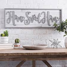 Home decor, wall decor, furniture, unique gifts | kirklands. Home Sweet Home Framed Shiplap Wall Plaque Kirklands