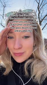 Elis Wearing A Winter Short Jacket