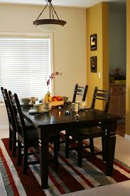 Use a vibrant color to make dining room chairs pop in an otherwise simple room. Kitchen Simple Small Dining Room Ideas Novocom Top