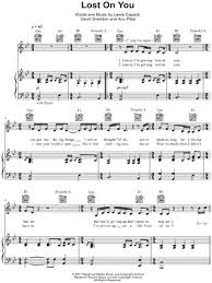 Em c tell me are they lost on you? Lost On You Sheet Music 2 Arrangements Available Instantly Musicnotes