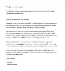 First Job Cover Letter Template Understanding The Background Of First Job Cover Letter T Job Cover Letter Cover Letter Template Free Job Cover Letter Examples
