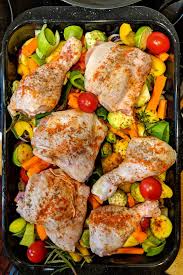 Hahnchen Mit Gemuse Aus Dem Ofen Instakoch De Rezept Hahnchen Mit Gemuse Hahnchenfilet Rezepte Rezepte