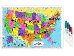 The national map supports data download, digital and print versions of topographic maps, geospatial data services. Write Wipe U S A Tabletop Map At Lakeshore Learning