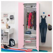 Stuva Fritids Wardrobe White Light Pink 60x50x192 Cm Ikea Canada Ikea Ikea Stuva Ikea Hanging Clothes