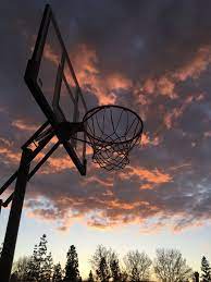 Free for commercial use no attribution required high quality images. Hd Wallpaper Portable Basketball Hoop Under Gray Clouds Sky Sunset Sport Wallpaper Flare