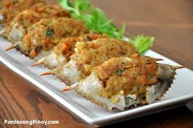 Crab Relleno Filipino Dish Not A Big Seafood Fan But Will Cook It For My Hubby Crab Recipes Filipino Recipes Recipes