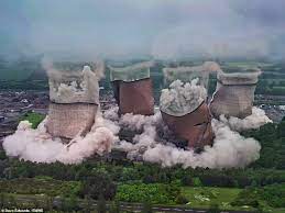 The now disused power station is being demolished t. Ga1xwqgcsjo5rm