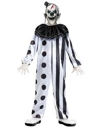 Black And White Clown Halloween Costume Viewing Gallery For Scary Clown Halloween Costumes For Girls Clown Costume Kids Scary Clown Costume Clown Costume