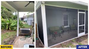 It allows a house to expand in good weather, when everyone wants to enjoy the open air. Under Truss Lanai Screen In For An Insect Free Outdoor Area In Naples Gulf Coast Aluminum