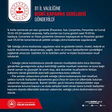 Tüm bu detaylar ise yayınlanan genelge ile duyuruldu. Icisleri Bakanligi 81 Il Valiligine Kovid 19 Tedbirleri Kapsaminda Kismi Kapanma Konulu Genelge Gonderdi Nazilli Ticaret Odasi Bolgenin Parlayan Yildizi
