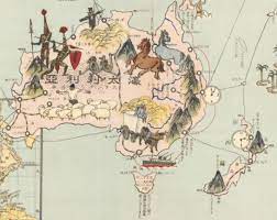 Maybe you would like to learn more about one of these? Japanese Map Of Australia New Zealand From 1924 Australia Map New Zealand Map