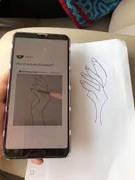 How to draw a hand click here to save the tutorial to pinterest!. My Friend Tried To Draw The Viral Easy Hand Drawing Tutorial There Was An Attempt Expectationvsreality