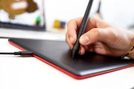 Amazon.in: Buy WACOM One by CTL-672/K0-CX Medium 8.5-inch x 5.3-inch  Graphic Tablet (Red and Black) Online at Low Prices in India | Wacom  Reviews & Ratings