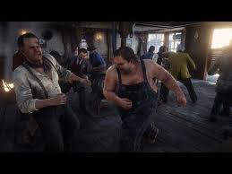 This a short video on red dead redemption 2 on bar fighting on ps4 and of course teddy comes out alive if u like it leave a like comment and subscribe for mo. Bear Attacks Big Guy Tommy In Bar Fight Red Dead Redemption 2 Lagu Mp3 Mp3 Dragon
