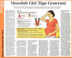 Hubungan stress dengan siklus menstruasi. Masalah Gizi Tiga Generasi Kompas 28 Januari 2021 Hal 8 Universitas Ciputra