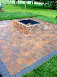 If it won't be the the pavers are simple concrete squares, evenly spaced for a modern look and placed evenly into a bed of pea gravel. Pin On Fire Pits