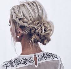 33 Gorgeous Updo Braided Hairstyles For Any Occasion Prom Hoco Hair Wedding Updo Hairstyles Short Hair Updo Braided Hairstyles Updo Wedding Hair And Makeup