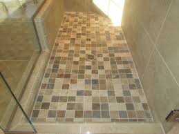 This Is A 2x2 Porcelain Mosaic Tile On A Shower Pan Which Is Multi Colored To Look Like Slate Porcelain Mosaic Tile Shower Pan Remodeling Projects