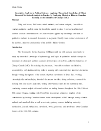 From writing projects, to research papers and essays, there's no limit to the amount of writing you may have to complete. Descriptive Analysis In Political Science Exam 1
