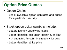 Stock Options Chain Price How To Make Money Trading