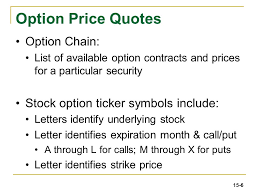 stock options chain price how to make money trading