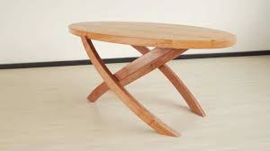 This tutorial is all welding free. Diy Hand Build Wooden Ellipse Coffee Table