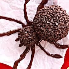 Ein Spooky Spider Chocolate Cheese Ball Wird Der Hit Ihrer Halloween Party Halloween Essen Und Getranke Chocolate Cheese Ball Chocolate Cheese Cheese Ball