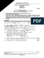 Check spelling or type a new query. Barem De Corectare Model De Subiecte Chimie OrganicÄƒ Profil Teoretic Bac 2015