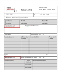 Medical Chart Example Bismi Margarethaydon Com