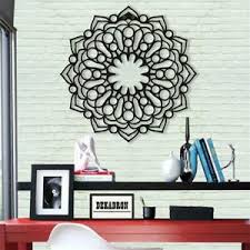 The canvas prints and framed art found in this collection each unite color and pattern to create an overall look that's effortlessly stylish. Metal Wall Art Metal Mandala Wall Art Metal Wall Decor Office Decoration 5093 Ebay