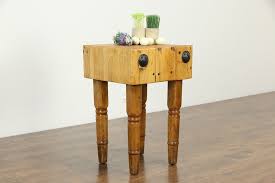 maple antique kitchen butcher block