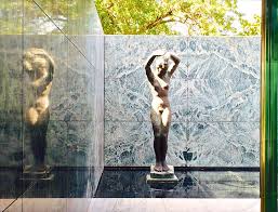 The german pavilion in barcelona by architect ludwig mies van der rohe was built in barcelona, spain in the image of the statue is projected multiple times on water reflections, crystal or marble. Barcelona Pavillion Mies Van Der Rho By Eduardo Olvera Zepeda Photo Stock Snapwire
