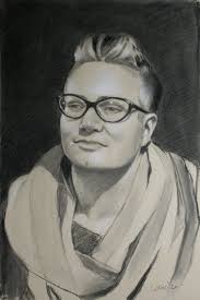 Drawing Amiee Collier 1-17-20 — The Pretentious Cleveland Portrait Artists.