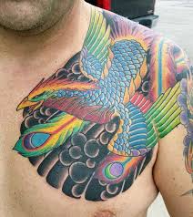 A phoenix bird tattoo can be easily assimilated into another tattoo design. 50 Japanese Phoenix Tattoo Designs For Men Mythical Ink Ideas Japanese Phoenix Tattoo Japanese Tattoo Designs Tattoo Designs Men