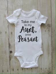 Funny Baby Bodysuit Take Me To My Aunt Baby Shower Gift Funny Baby Bodysuit Baby Gift Aunt Custom Baby Shirts Custom Baby Onesies Aunt Baby Clothes