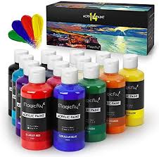 Join facebook to connect with emmanuel owino aklyrik and others you may know. Magicfly Bulk Acrylic Paint Set 14 Rich Pigments Colors 280 Ml 9 47 Fl Oz Acrylic Paint Bottles Non Fading Non Toxic Craft Paints For Painting On Canvas Ideal For Kids Artist Hobby Painters