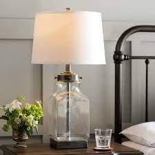 Renovate your bedroom and give it a whole new farmhouse bedroom look and feel that inspires use metal accents whether it's in the bed frame of the lamps to get an industrial feeling to your repaint old furniture to give your farmhouse bedroom a modern update while still being shabby chic! Walnut Grove 30 Table Lamp Reviews Birch Lane Farmhouse Table Lamps Table Lamps Living Room Farmhouse Lamps