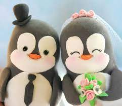 Luau cakes beach cakes fancy cakes pink cakes hawaii cake surf cake island cake nautical. Custom Penguin Wedding Cake Toppers Love Birds Personalized Etsy Wedding Cake Topper Penguin Funny Wedding Cake Toppers Elegant Wedding Cake Toppers