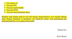 Panjang, jangan membuat surat lamaran kerja lebih dari satu halaman. Harus Tahu Begini Cara Membuat Surat Lamaran Kerja