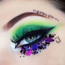 Ariel Make Up Make Up Beauty With A Princess Touch Halloween 2017 The Joker Feat Glitter Palace Joker Makeup Eye Makeup Creative Makeup Looks