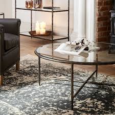 Safavieh industrial living room furniture. Patterdale Hand Forged Round Coffee Table In Dark Bronze Libra