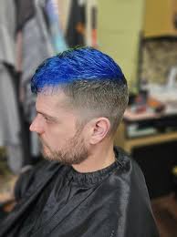 Check out this #beforeandafter 💇‍♂️ Thanks again, Kaleb!! #pravanavivids  #menshair #beforeandafter #menshaircolor #hairinspo #hair #splitdye  #menshaircut #barber #mensfade #mensfades