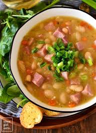 Ham And Bean Soup Iowa Girl Eats Recipe Ham And Bean Soup Ham And Beans Bean Soup